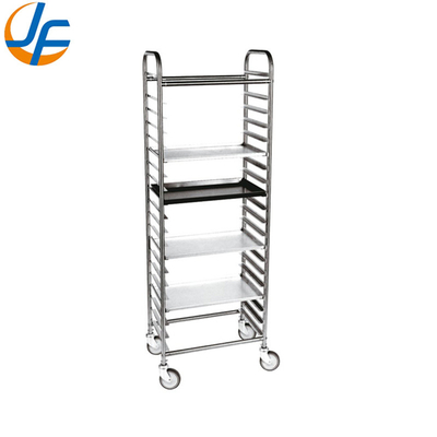 Camioneta de soporte de bandeja de horneado de acero inoxidable de alto nivel