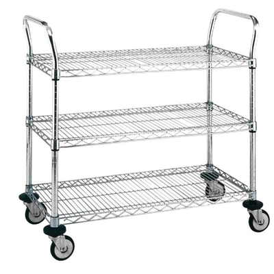 RK Bakeware China Foodservice 18&quot; X 24&quot; X 38&quot; Metro Tres estanterías de acero inoxidable de trabajo pesado