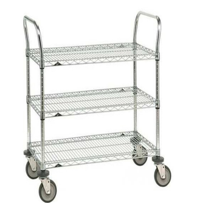 RK Bakeware China Foodservice 18&quot; X 24&quot; X 38&quot; Metro Tres estanterías de acero inoxidable de trabajo pesado
