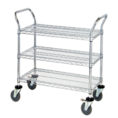 RK Bakeware China Foodservice 18&quot; X 24&quot; X 38&quot; Metro Tres estanterías de acero inoxidable de trabajo pesado