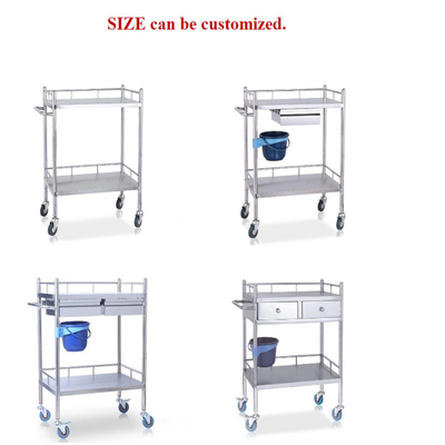RK Bakeware China Foodservice NSF Hospital de acero inoxidable carro médico con cajones