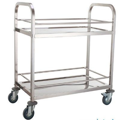 RK Bakeware China Foodservice NSF Trolley de acero inoxidable con ruedas Trolley de vestimenta fácil de manejar