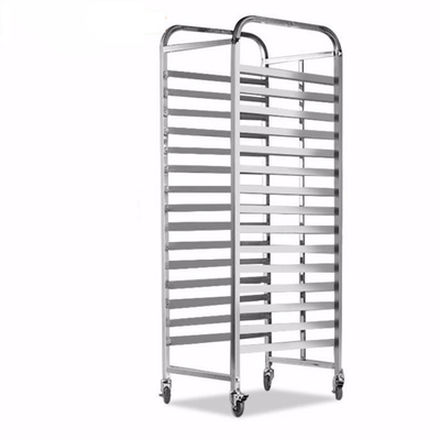 Rk Bakeware China- Rack de paquete plano OEM de acero inoxidable Pan de pan del carrito