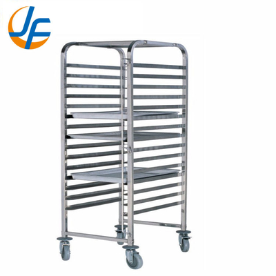 Rk Bakeware China- Rack de paquete plano OEM de acero inoxidable Pan de pan del carrito