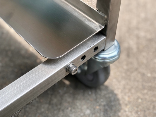 Rk Bakeware China-acero inoxidable Flatpack Rack Trolleys diseñado para 16 pulgadas y 18 pulgadas bandeja