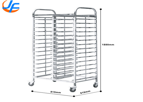 RK Bakeware China Foodservice NSF bandeja de horneado de aluminio carruaje de bollo panecillo estante horno estante