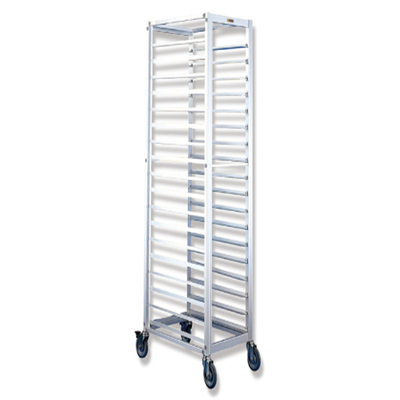 Rk fabricante de productos de cocina China-Aluminio Flatpack Rack de refrigeración de hojas Rack de panecillos