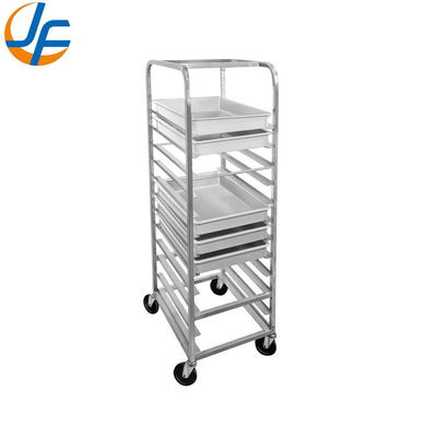 Rk Bakeware China Foodservice NSF Aluminio Fin de la carga bajo el mostrador Prep Top Sheet Bun Pan Rack